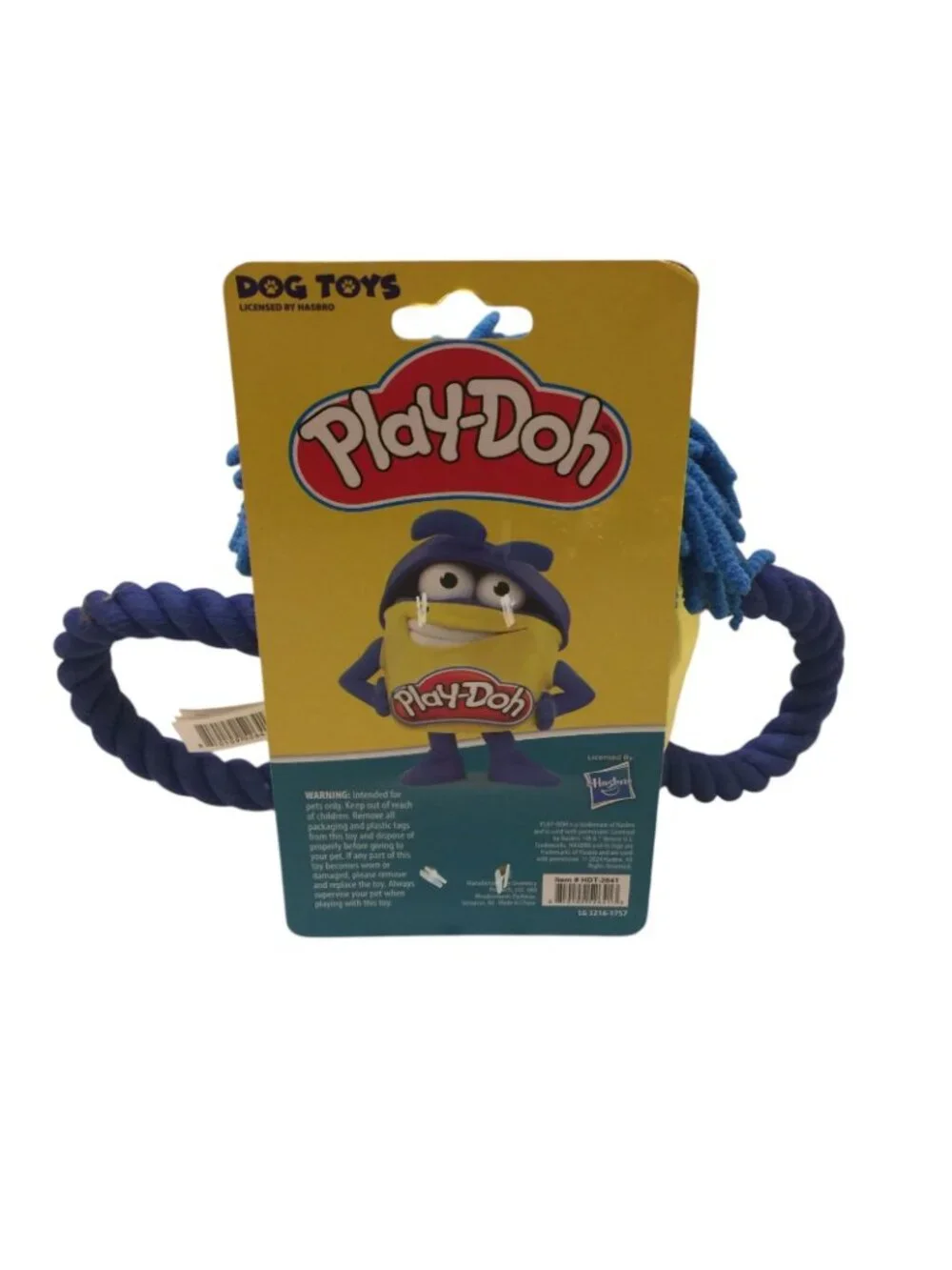 PLAY-DOH Character Squeak Crinkle Rope Handle Plush 6